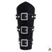Medieval Men Cosplay PU Leather Armor Lace-Up Viking Wristband Bracer W9Z2