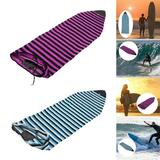 2x Striped Surfboard Sock Lightweight Board Bag Stretch Cover Equipment
