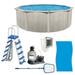 Aquarian Phoenix 24 by 52 Inch Round Steel Frame Above Ground Swimming Pool