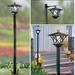1.5M LED Solar Powered Garden Lamp Post Lamppost Lantern Light Decor