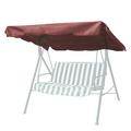 64 x47 Outdoor Patio Swing Canopy Replacement Cover for Garden Swing Chair Cover Patio Hammock Cover Top