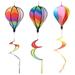 Hot Air Balloon Windmill Decors 3Pcs Hot Air Balloons Wind Windsocks Spiral Windmill Garden Yard Decor