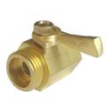 BESTONZON Pipe Copper Connector Watering Pipe Fittings 3/4-Inch Brass Hose Connector Cut-off Prcatical Watering Device for