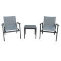 Modern Muse Aluminum Modern Sofa Furniture 3 pcs Set