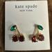 Kate Spade Jewelry | Kate Spade New York Cherry Stud Earrings | Color: Red | Size: Os