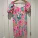 Lilly Pulitzer Dresses | Lily Pulitzer - Lunetta Short Sleeves Dress - New With Tags-Size 16 | Color: Orange/Pink | Size: 16