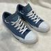 Converse Shoes | Converse Low Tops, Denim Blue, Size 8 | Color: Blue/White | Size: 8