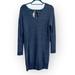 American Eagle Outfitters Dresses | 2/$25 American Eagle | Tie Back Sweater Dress | Color: Blue | Size: M