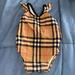 Burberry Swim | Burberry Infant Bathing Suit Size 6momths | Color: Black/Tan | Size: 6mb