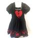 Disney Dresses | Hot Topic Disney Alice In Wonderland Queen Of Hearts Dress 3x Black Red | Color: Black | Size: 3x