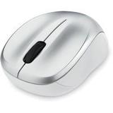 Verbatim Silent Wireless Blue LED Mouse - Silver - Blue LED/Optical - Wireless - Radio Frequency - Silver - 1 Pack - USB Type A - Scroll Wheel - 3 Button(s)