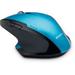 Verbatim Wireless Desktop 8-Button Deluxe Mouse - Blue LED/Optical - Wireless - Radio Frequency - Blue - 1 Pack - USB - 1600 dpi - Scroll Wheel - 8 Button(s)