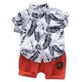 ZHAGHMIN 3T Boy Pants Kids Tops+Shorts Short Cartoon Clothes Pattern Shirt Baby Boy Sleeve Set Toddler Boys Outfits&Set New Baby Boy Gift Set Baby Organic Clothes Boy Set For Boys Clothes Baby Boy S