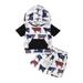 ZHAGHMIN Girls Shorts Size 10 Toddler Boys Girls Short Sleeve Cartoon Prints Hoodie T Shirt Tops Shorts Outfits Girl Outfits Size 14 Baby Girl Name Brand Clothes Little Girl Clothes 4T-5T New Clothe