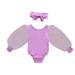 ZHAGHMIN Toddler Two Piece Outfits Girls Sleeve Bodysuit Outfits Mesh Girls Clothes Baby Puff Romper Solid Girls Outfits&Set Rainbow Baby Girl Clothes 2T Girls Outfits 3 Piece Little Character Set T