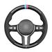 MEWANT Handsewing Matte Carbon Fiber Car Steering Wheel Cover for BMW F30 F34 2012-2018 F10 F07 2014-2016 F12 F13 F06 X5 F15 2014-2018 F22 F23 F32 F33 F36 X6 F16 3 Series Coupe M Sport