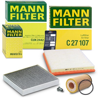 Mann-filter Inspektionspaket Filtersatz SET A [Hersteller-Nr. 10492722] für Opel Image
