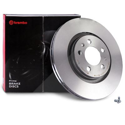 Brembo Bremsscheibe belüftet vorne [Hersteller-Nr. 09.7012.11] für Seat, Skoda, Audi, VW
