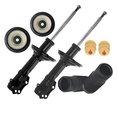 Bestprice 2x Stossdämpfer+Domlager+Staubschutz vorn Gasdruck [Hersteller-Nr. 10683173] für VW, Seat Image
