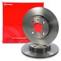 Brembo 2x Coated Bremsscheibe Hinten-/Vorne Voll [Hersteller-Nr. 08.5085.11] für Abarth, Alfa Romeo, Fiat, Ford, Lancia, Yugo