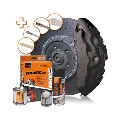Foliatec Bremssattellack Komplettset für 4 Bremssättel carbon metallic [Hersteller-Nr. 2170] Image