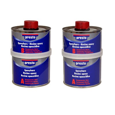 Presto 2x 500g Epoxyharz, klar mit Härter [Hersteller-Nr. 600579] Image