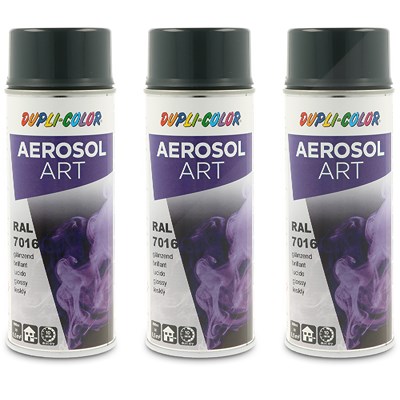 Dupli Color 3x 400ml Aerosol Art RAL 7016 anthrazitgrau [Hersteller-Nr. 741289]