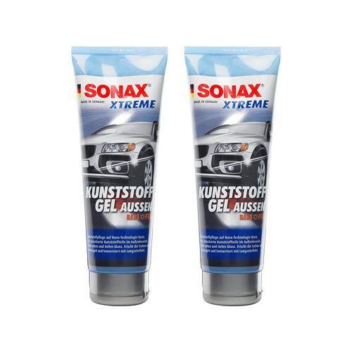 Sonax 2x 250ml XTREME KunststoffGel Außen NanoPro [Hersteller-Nr. 02101410]