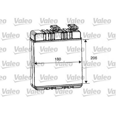 Valeo Wärmetauscher, Innenraumheizung [Hersteller-Nr. 812222] für Opel, Vauxhall Image