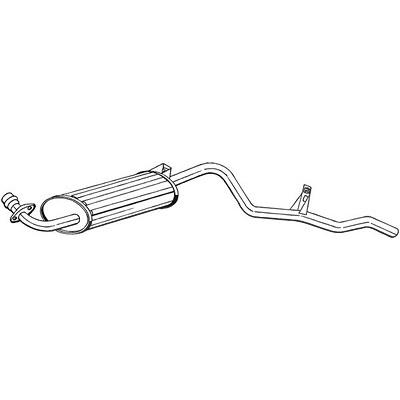 Bosal Endschalldämpfer [Hersteller-Nr. 281-837] für Mitsubishi Image