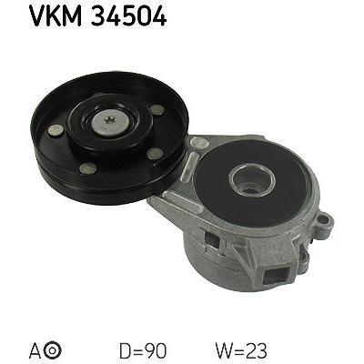 Skf Spannrolle, Keilrippenriemen [Hersteller-Nr. VKM34504] für Saab Image