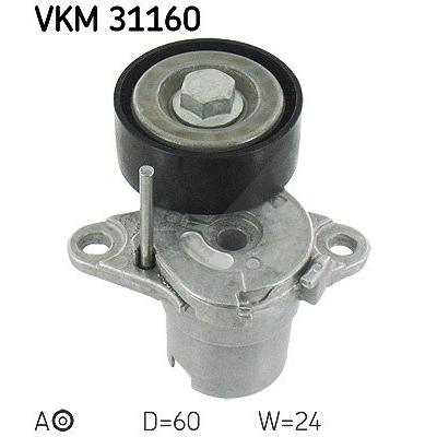 Skf Spannrolle, Keilrippenriemen [Hersteller-Nr. VKM31160] für Audi, Cupra, Seat, Skoda, VW Image