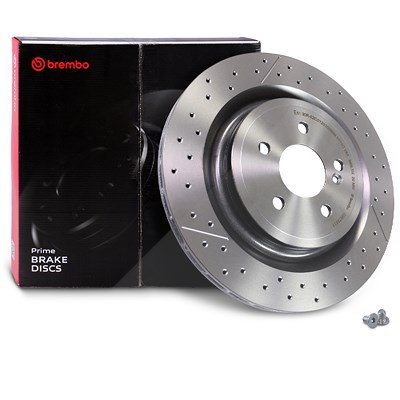 Brembo Bremsscheibe belüftet hinten [Hersteller-Nr. 09.B788.11] für Mercedes-Benz Image