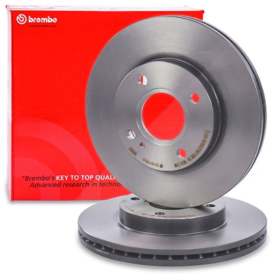 Brembo Bremsscheibe Vorderachse [Hersteller-Nr. 09.A968.21] für Ford Image