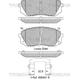 Triscan Bremsbelagsatz, Scheibenbremse [Hersteller-Nr. 811043054] für Hyundai, Kia