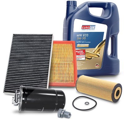 Bestprice Inspektionspaket Filtersatz SET B + 5l ÖL [Hersteller-Nr. 40197746] für Audi Image