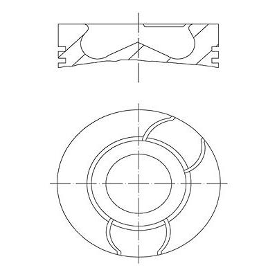 Mahle Kolben [Hersteller-Nr. 0400300] für Citroën, Ford, Mazda, Peugeot, Toyota Image