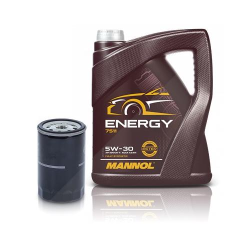 Bestprice Ölfilter + 5L 5W-30 Motoröl für Audi, Seat, Skoda, VW