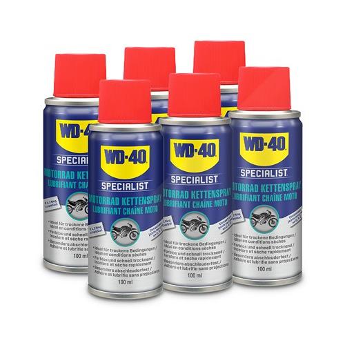 Wd-40 6x 100ml Motorrad Kettenspray [Hersteller-Nr. 49924/NBA]