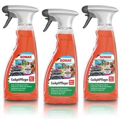 Sonax 3x 500 ml CockpitPfleger Matteffect Havana Love [Hersteller-Nr. 03682410] Image