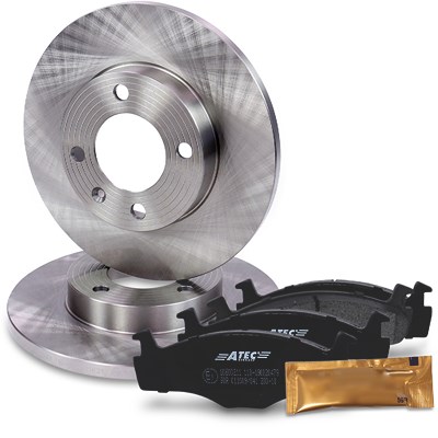 Atec Bremsscheiben + Bremsbeläge Vorderachse Voll [Hersteller-Nr. 40575639] für Seat, VW Image