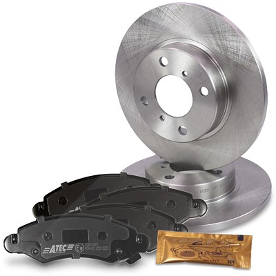 Atec Satz Bremsscheiben+Bremsbeläge Vorderachse VOLL [Hersteller-Nr. 40575771] für Opel, Suzuki, Vauxhall Image