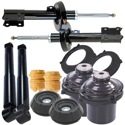 Atec 4x Stossdämpfer Gasdruck Komplett-Set [Hersteller-Nr. 40581575] für Opel