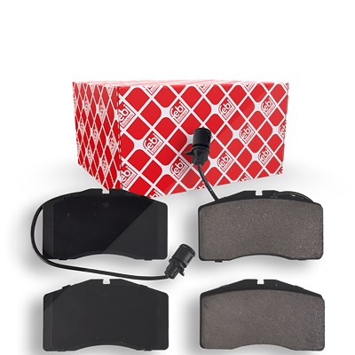 Febi Bilstein Bremsbelagsatz, Scheibenbremse [Hersteller-Nr. 173743] für Audi Image