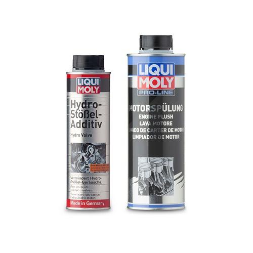 Liqui Moly 300 ml Hydro-Stößel-Additiv + 500 ml Pro-Line Motorspülung [Hersteller-Nr. 1009]