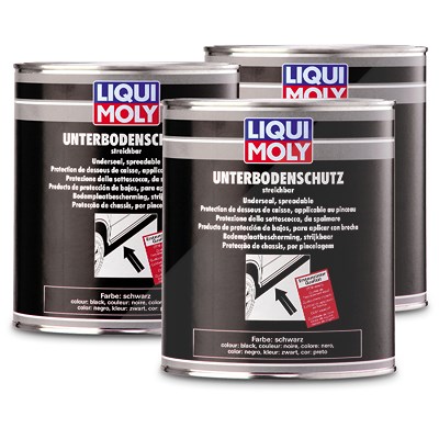 Liqui Moly 3x 2 kg Unterbodenschutz streichbar schwarz [Hersteller-Nr. 6119] Image