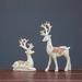 Millwood Pines Laurentis 2 Piece Ornament Statue Set Resin in Brown/White | 7.48 H x 4.72 W in | Wayfair A35567F64DA2461E913511440C583948