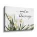 August Grove® Easter Blessings - Print on Canvas in Green | 18 H x 24 W x 2 D in | Wayfair E5B22D035028432888C04AED6AB56702