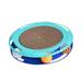 Cat Scratcher Board Cat Toy Scratch Pad Grinding Claw for Cat and Kitty Training blue and dark blue