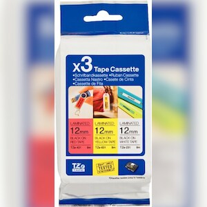 Brother Schriftbandkassetten 3-er Set, 1 x TZe-231/ 1 x TZe-431/1 x TZe-631 Image